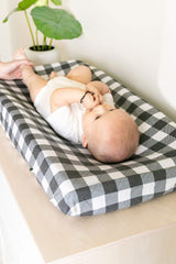 Trendy Copper Pearl knitting design complements nursery decor