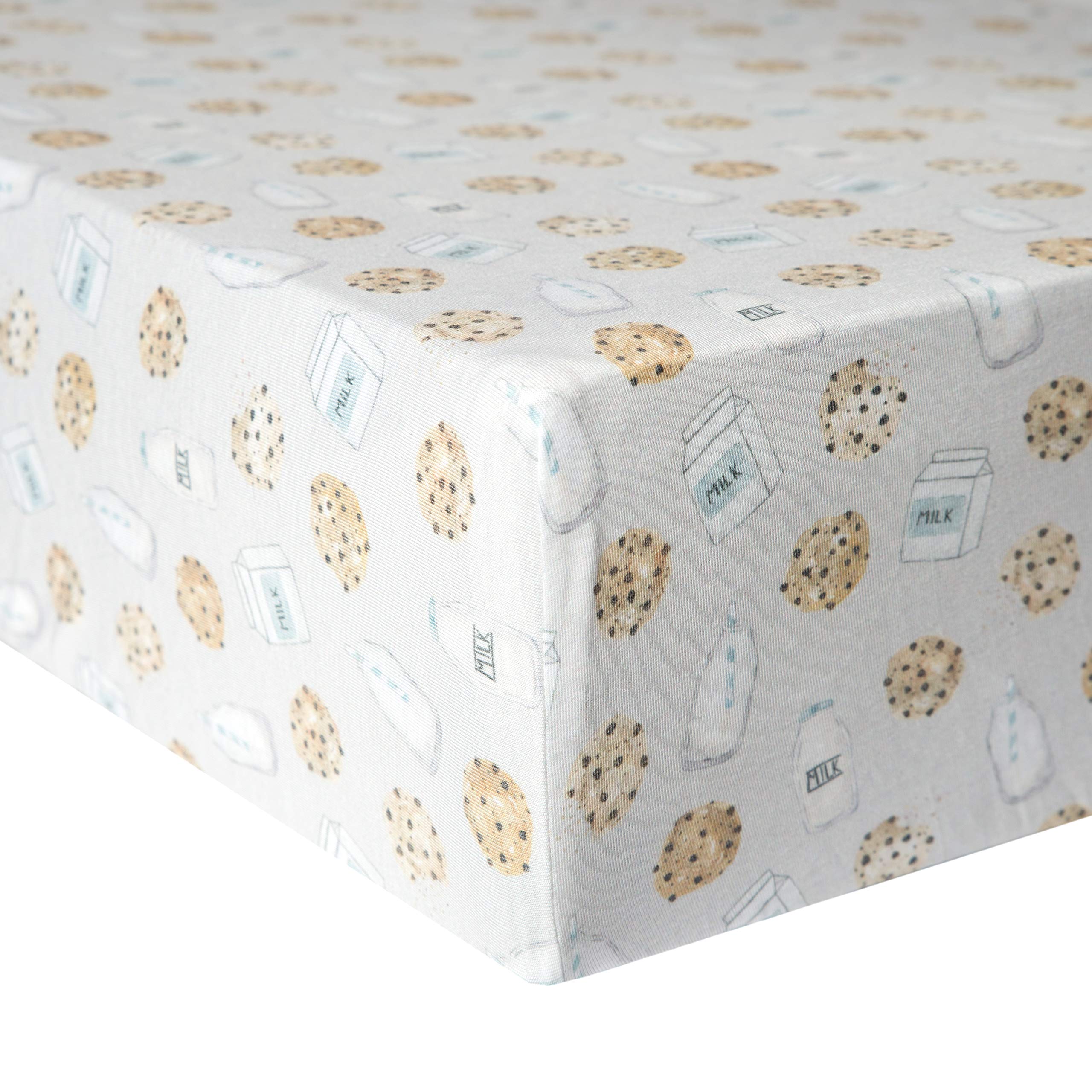 Copper Pearl premium knit crib sheet with soft touch for cozy nights.