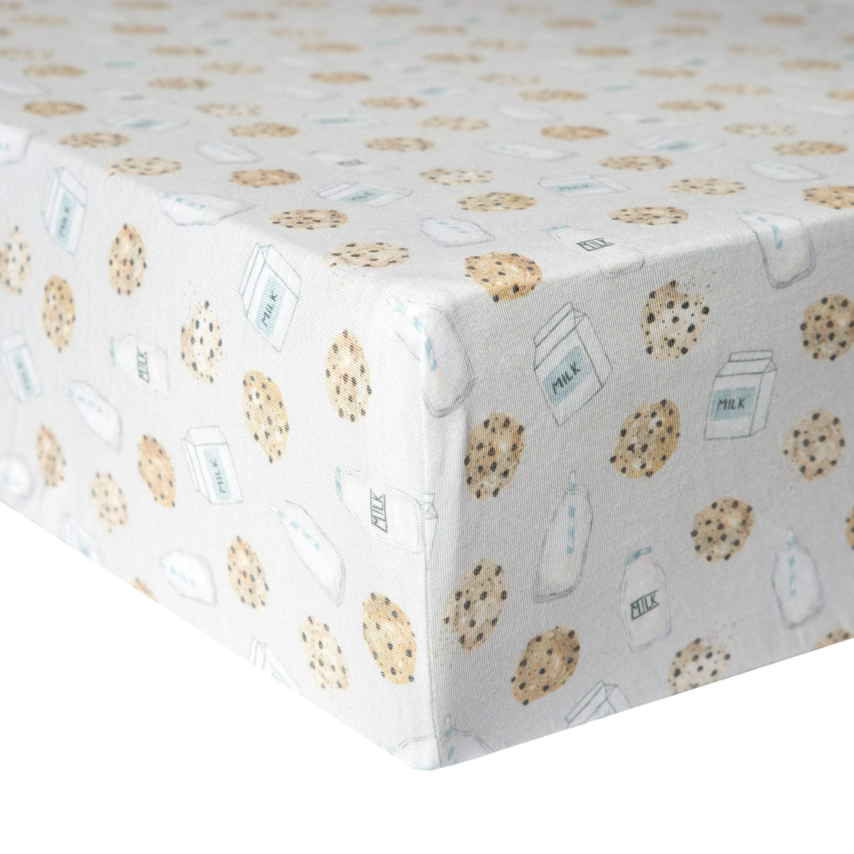 Copper Pearl premium knit crib sheet with soft touch for cozy nights.