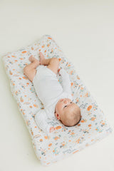Copper Pearl diaper cover universal fit with elastic for a tidy look.