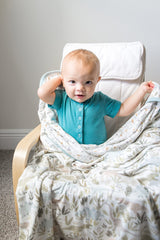 Copper Pearl Rex three-layer quilt for toddler bedtime, soft and breathable.