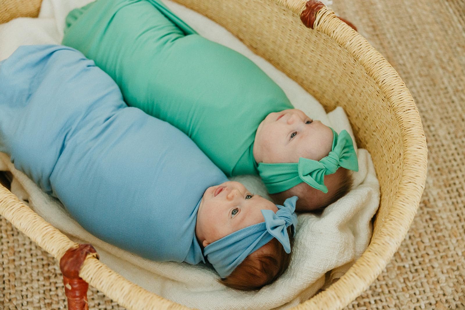 Copper Pearl Robin blanket care close-up shows machine-washable durability.