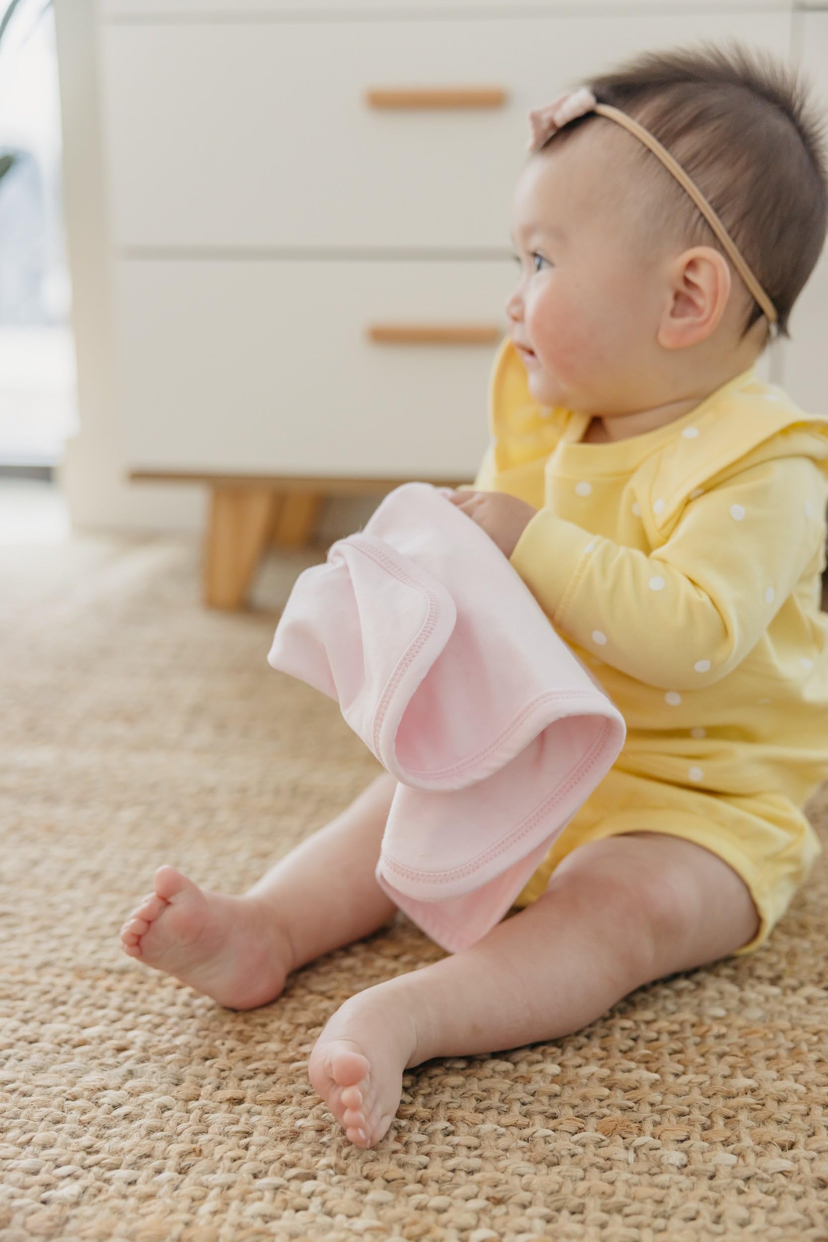 Copper Pearl security-lovey 2 diaper-bag-friendly for quick comforting.