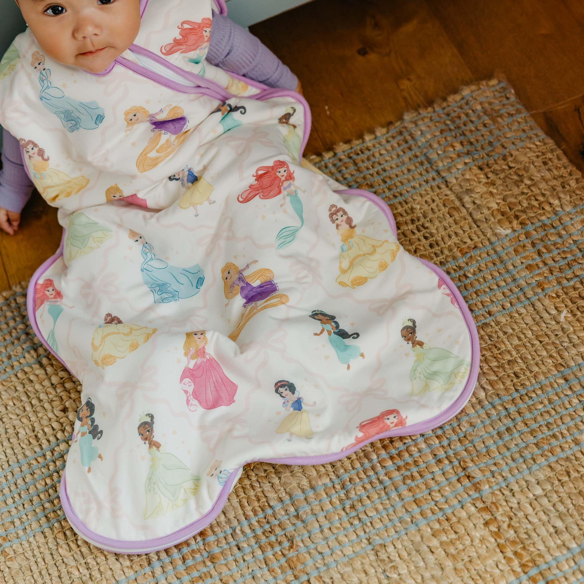 Copper Pearl sleep bag three-layer knit fabric texture for premium softness and gentle stretch