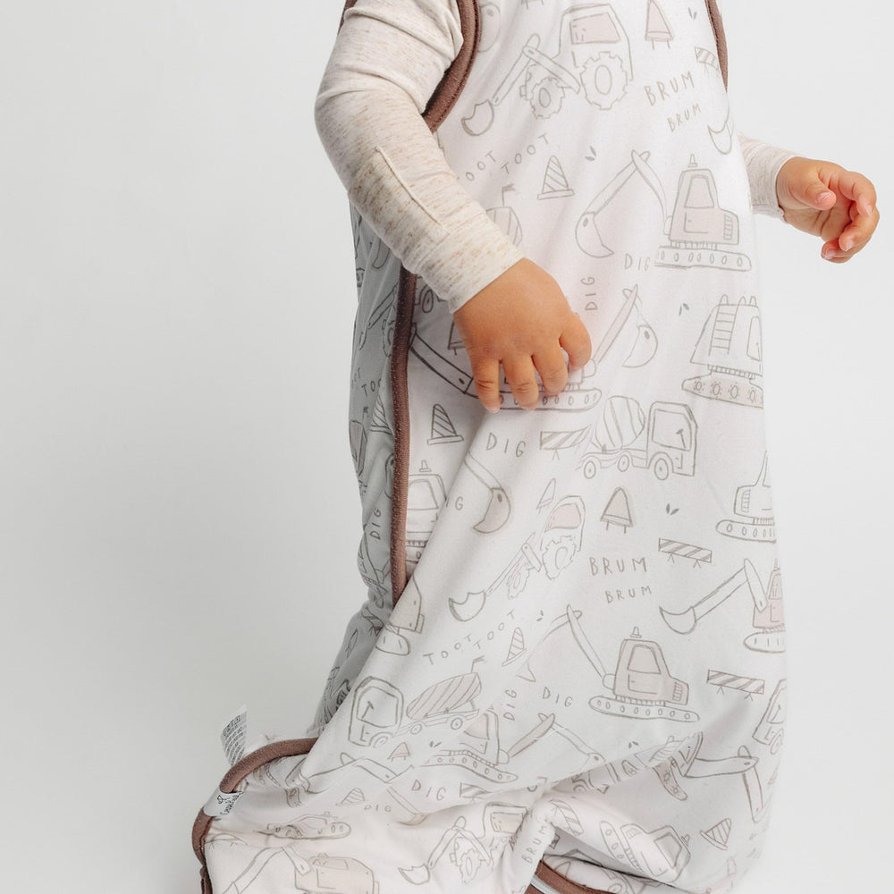 Copper Pearl breathable knit fabric keeps baby cozy and fresh