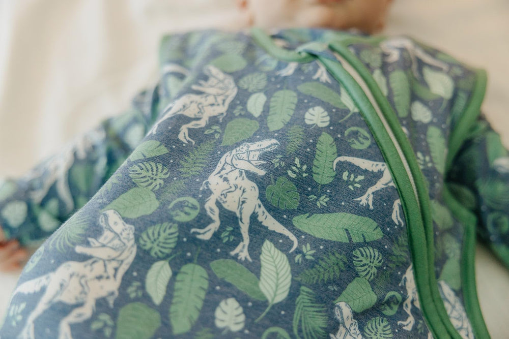 Copper Pearl Sleep Sack enables easy night changes with a full zipper.