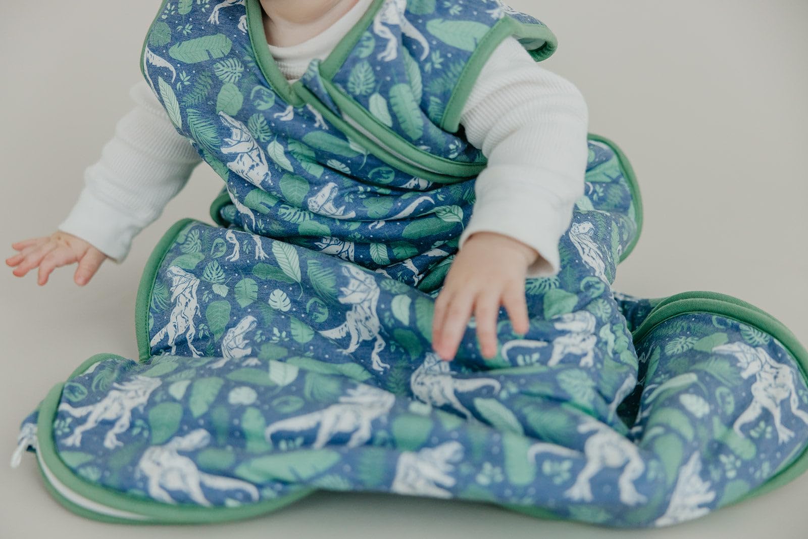 Copper Pearl Sleep Sack comes in sizes 0–24 months for growing babies.