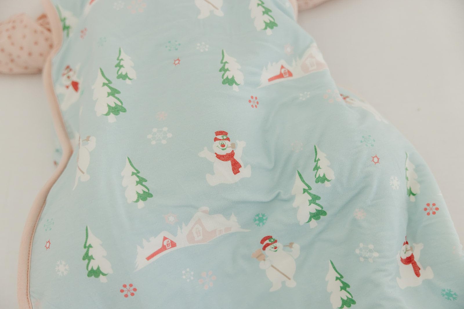 Copper Pearl Sleep Sack three-layer breathable fabric keeps baby comfortable.