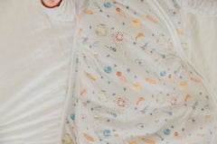 Copper Pearl Sleep Sack three-layer fabric delivers soft stretch and comfort.