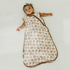 Copper Pearl Sleep Sack top-to-bottom zipper enables easy night changes