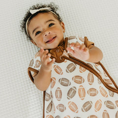 Copper Pearl Sleep Sack features a full-length zipper for easy changes.