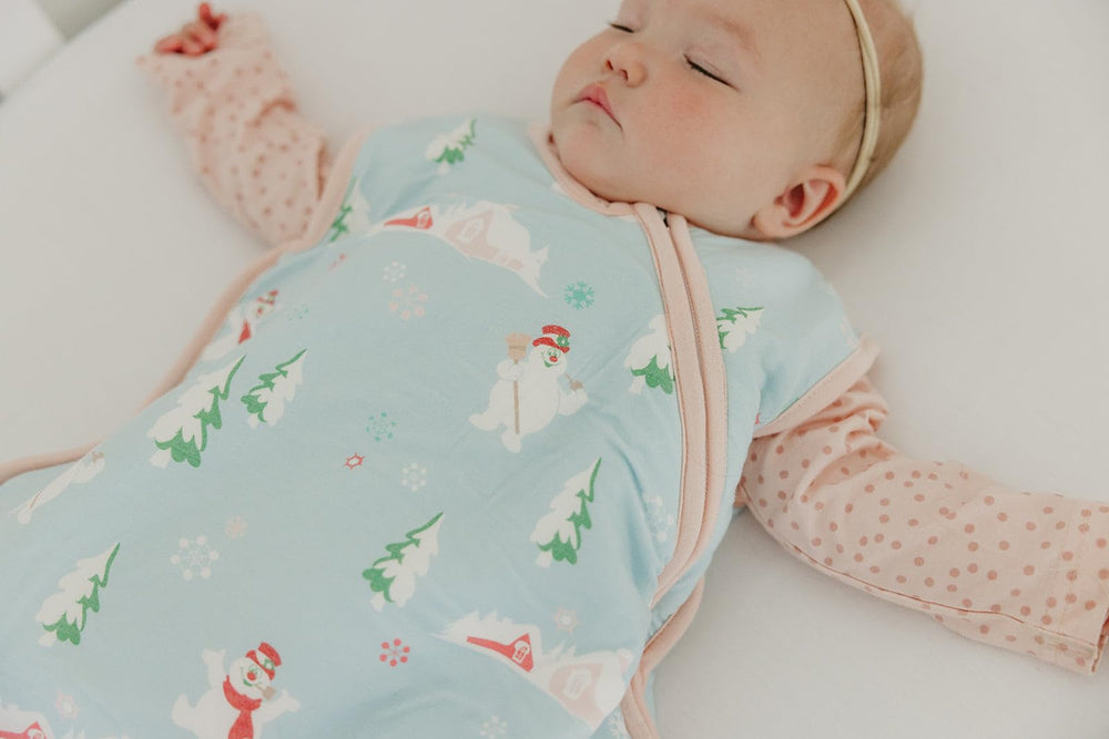 Copper Pearl Sleep Sack top-to-bottom zipper for easy midnight changes.