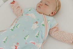 Copper Pearl Sleep Sack top-to-bottom zipper for easy midnight changes.