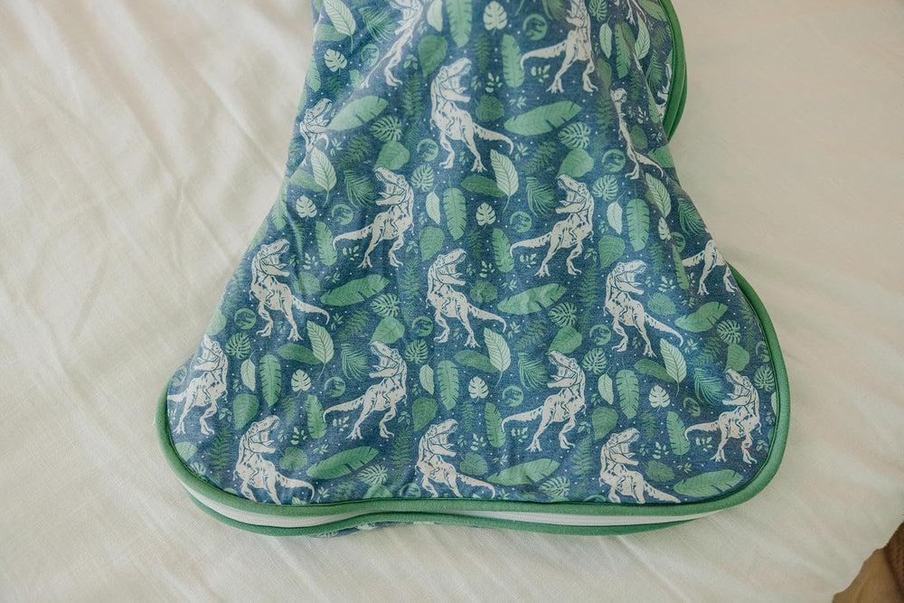 Copper Pearl Sleep Sack zipper cover protects delicate skin during naps.