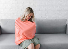 Stella infinity scarf doubles as a discreet nursing cover