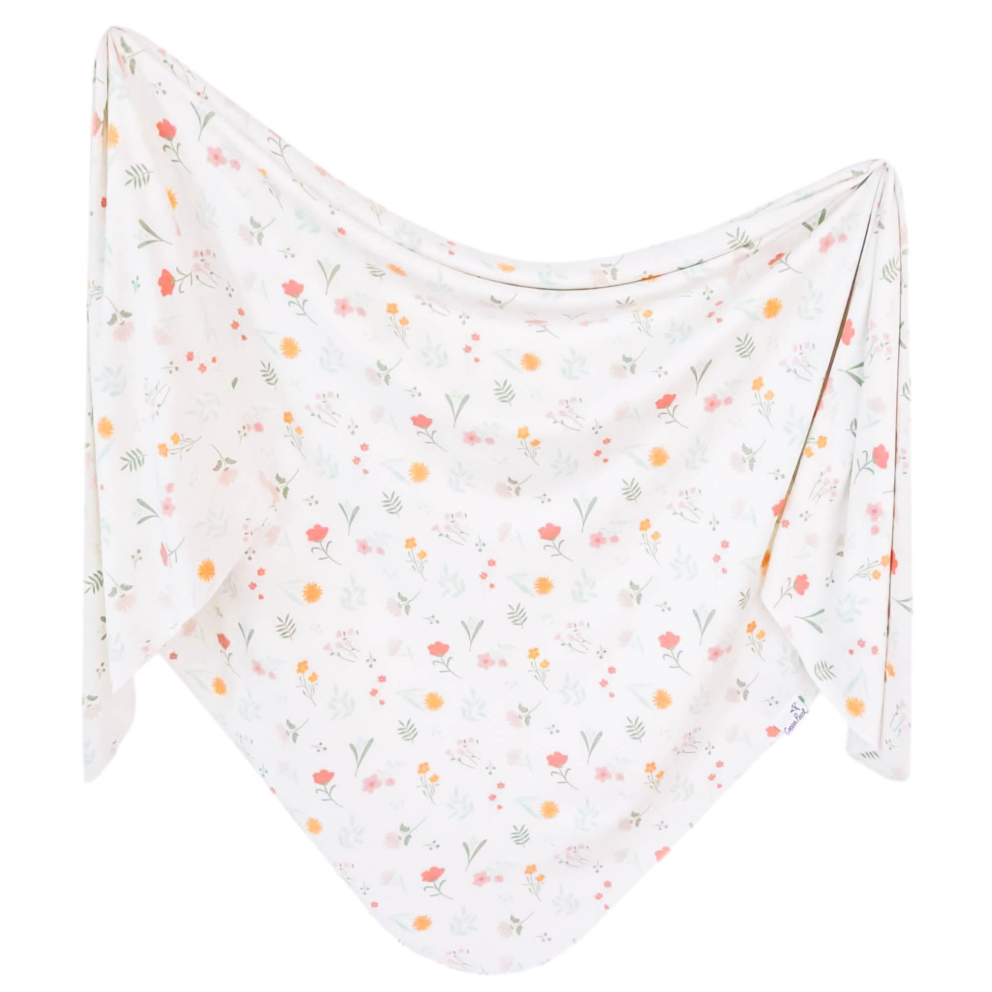 Copper Pearl swaddle blanket soft texture for newborn comfort