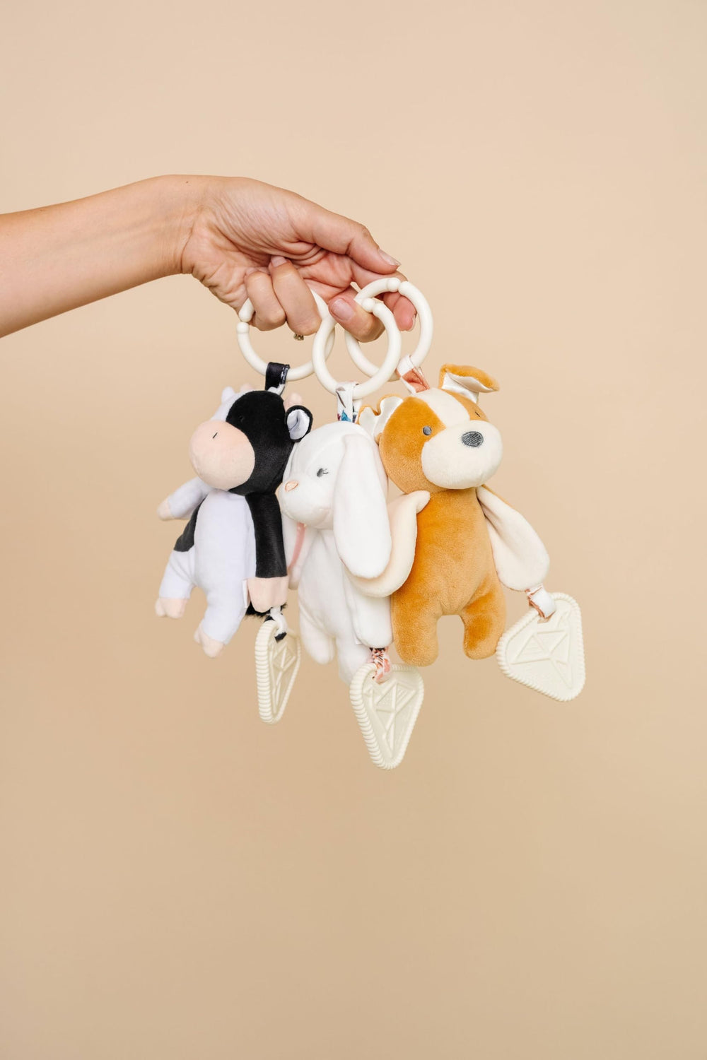 Copper Pearl travel-friendly baby toy sparks engagement during car rides and walks.