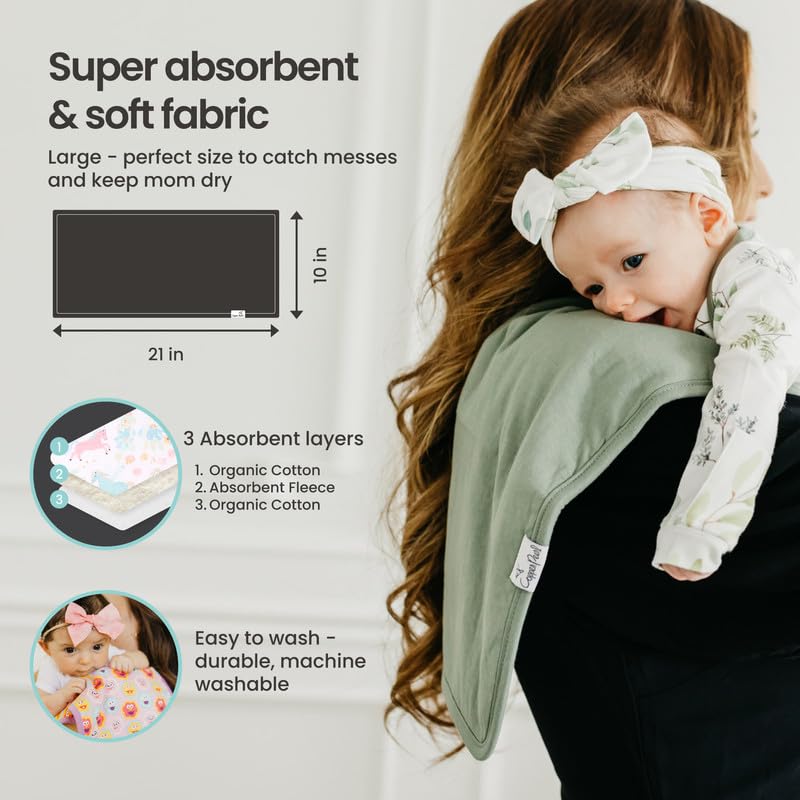 Copper Pearl ultra-soft cotton front and back for baby comfort