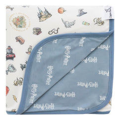 Copper Pearl Wizarding World quilt front design adds magical charm to your nursery