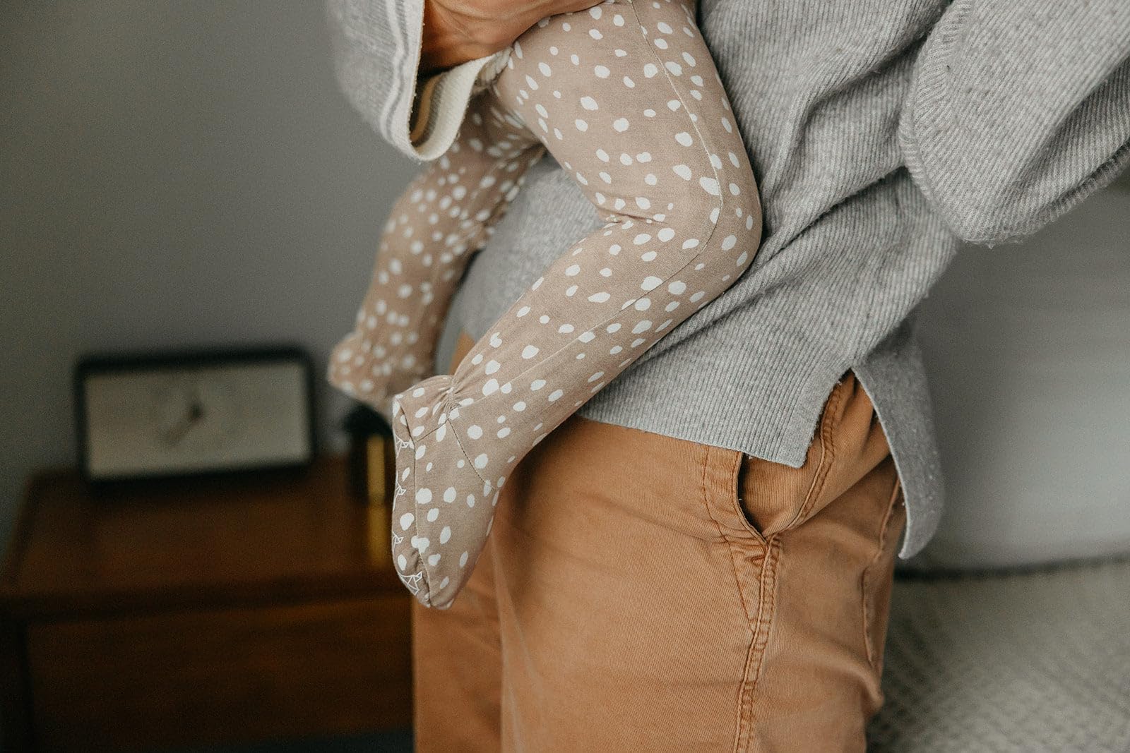 Copper Pearl zip-up footie pajama 3-6m fit for growing babies