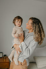 Copper Pearl zip-up footie pajama unisex prints suitable for any nursery