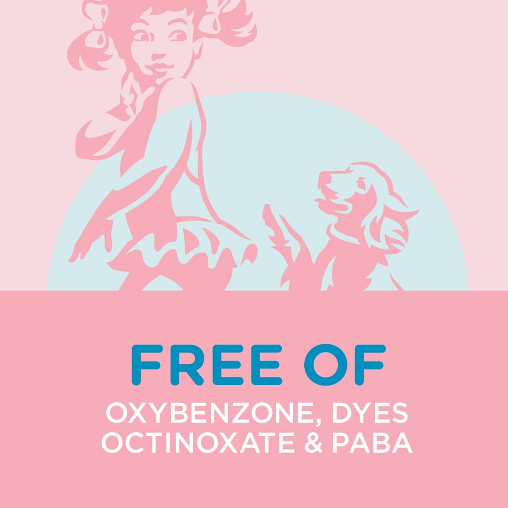 Hypoallergenic Coppertone WaterBabies formula gentle on baby's skin.