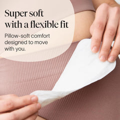 Cora dual-layer core demonstrates quick absorption for a dry feel