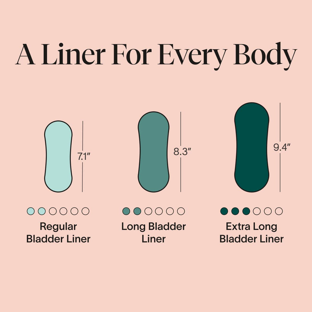Cora organic topsheet bladder liner regular close-up showcasing soft, breathable fabric and comfortable feel.
