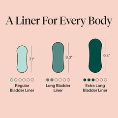 Cora organic topsheet bladder liner regular close-up showcasing soft, breathable fabric and comfortable feel.