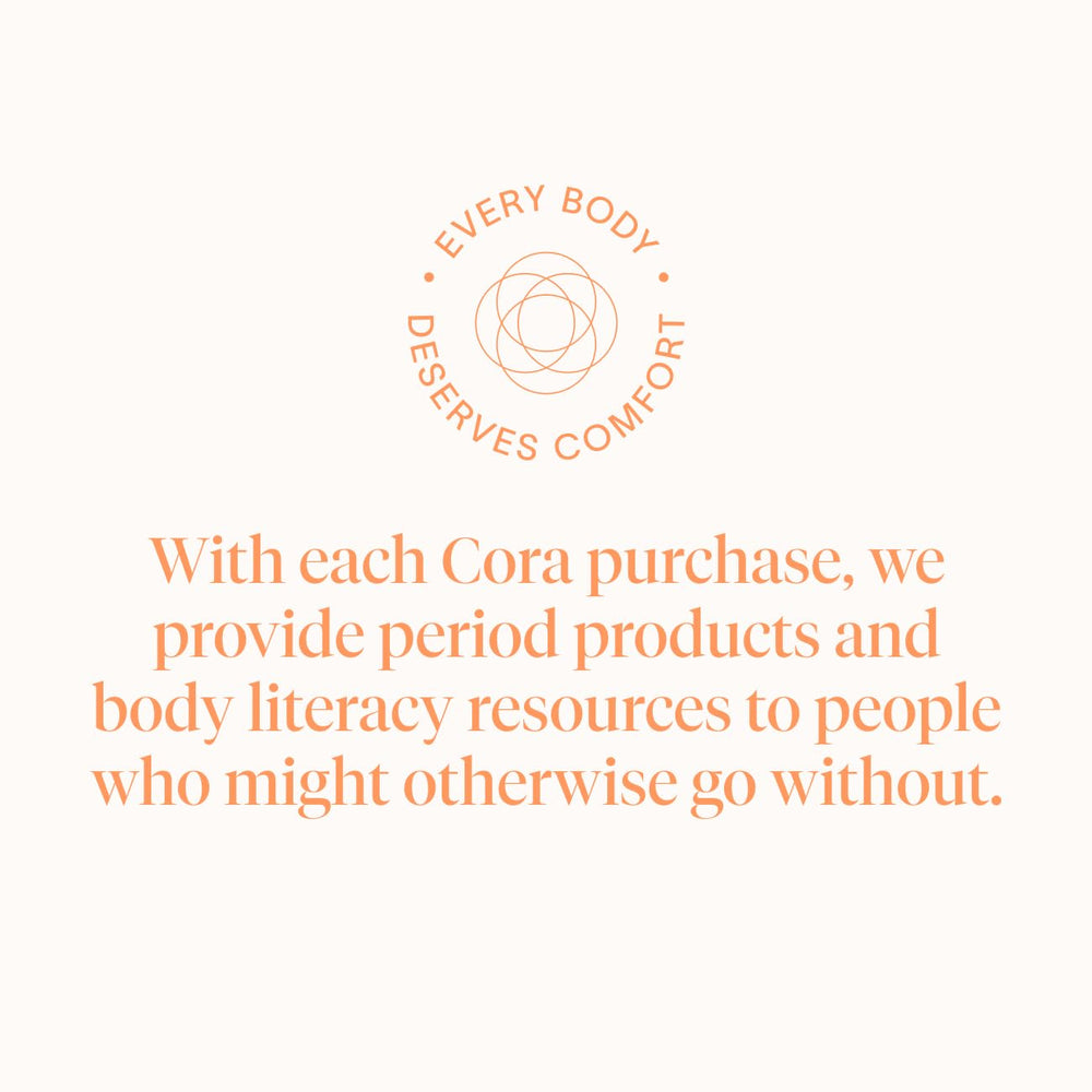 Cora StayDry string designed for easy, confident removal