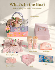 Coralogo diaper caddy with removable dividers for grab-and-go baby care.