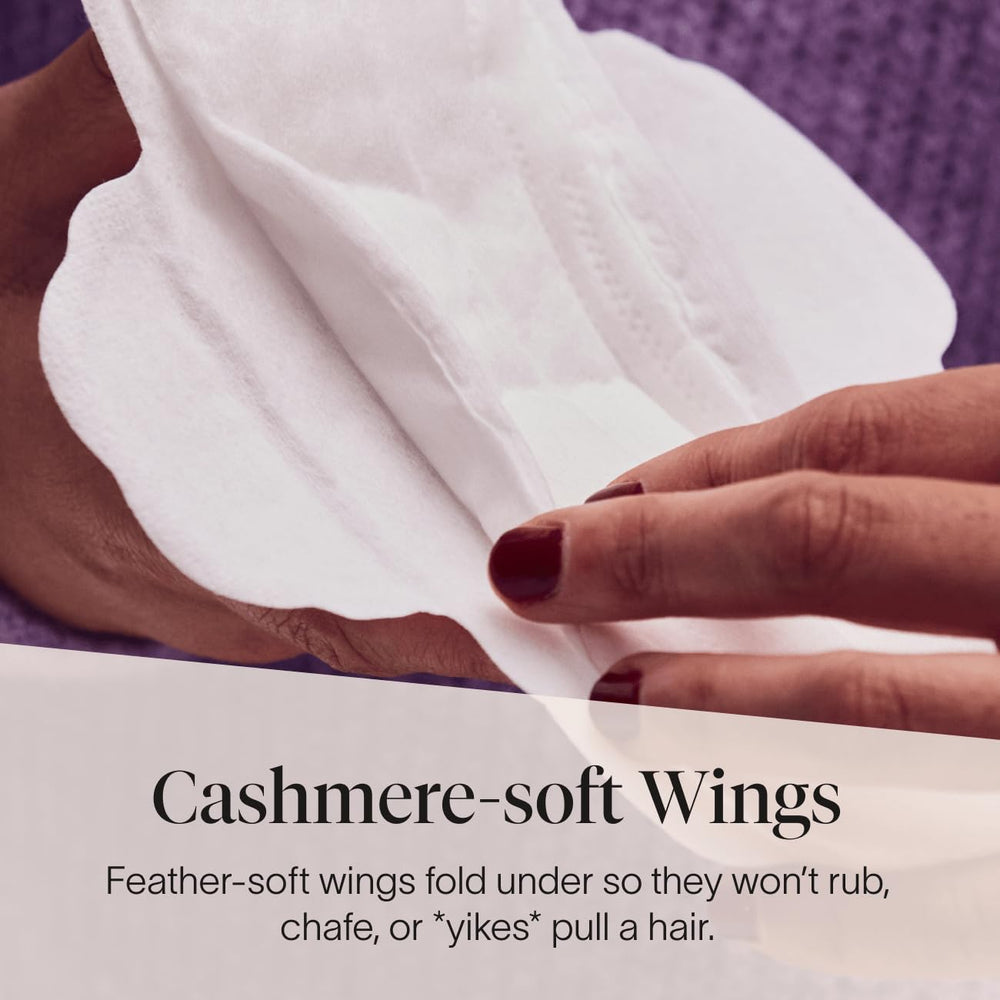 Cora dermatologist-tested pads are chlorine- and fragrance-free.