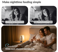 CORE BABYZE LED display shows precise heat level for easy monitoring.