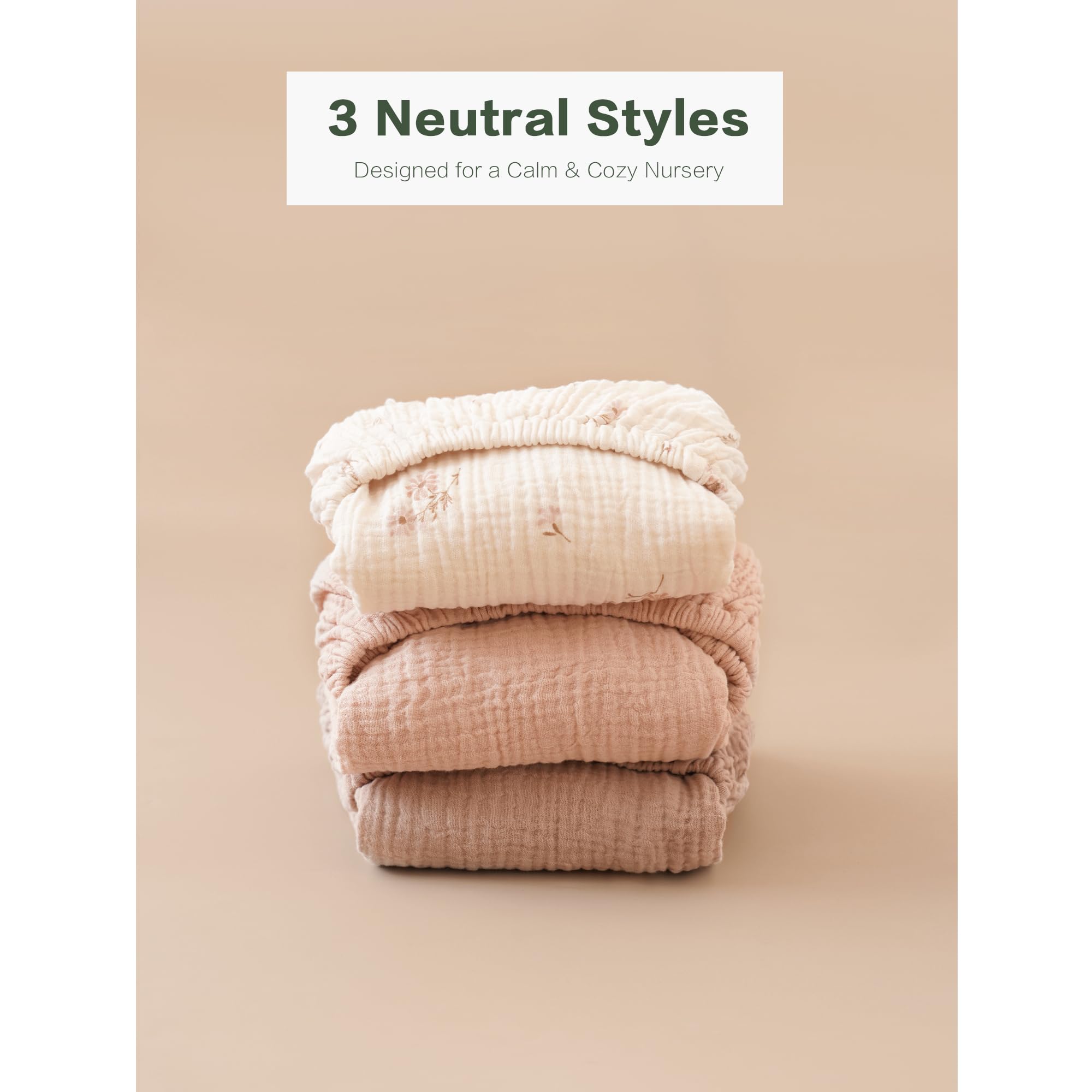Coreeky bassinet sheet machine washable for quick drying and easy care