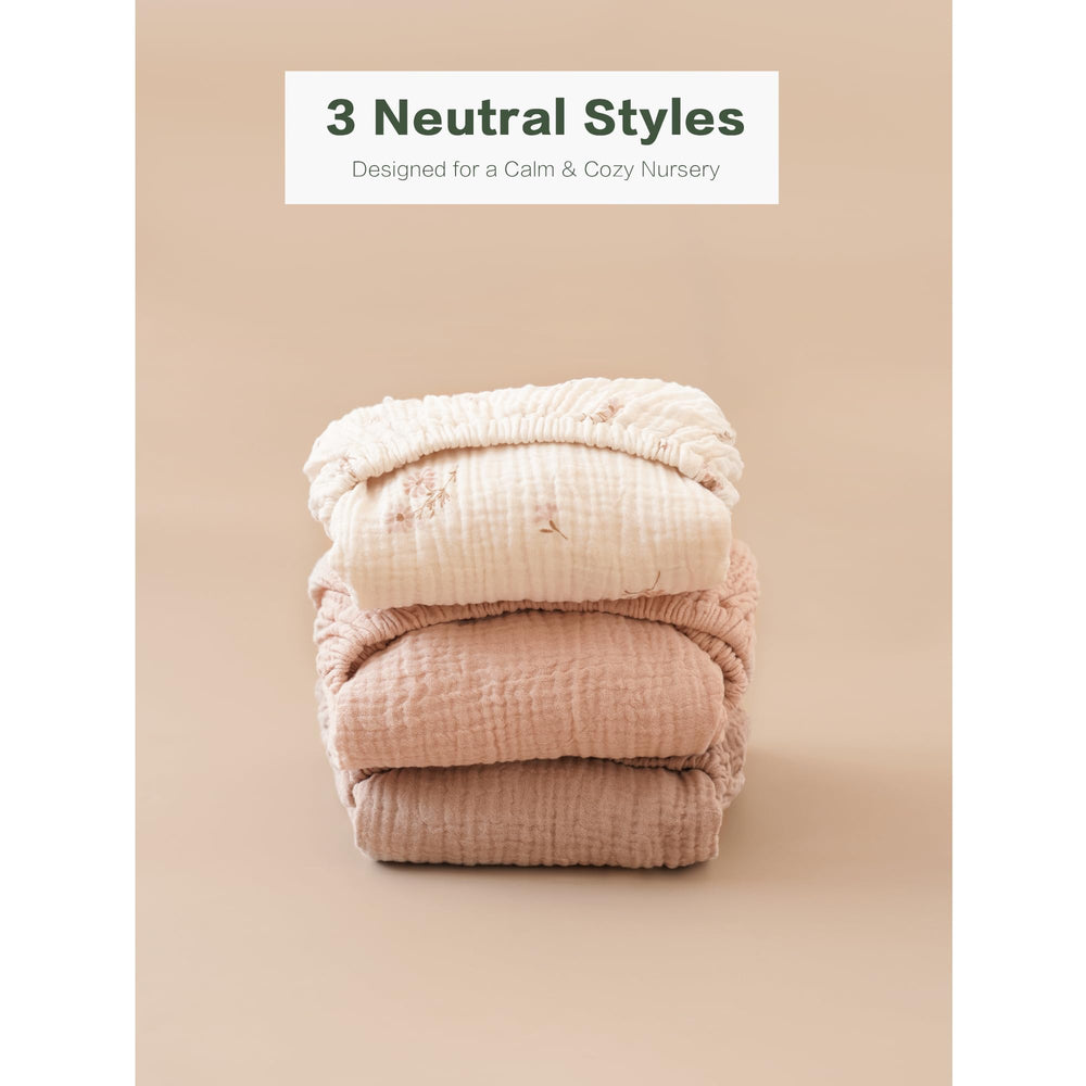Coreeky bassinet sheet machine washable for quick drying and easy care