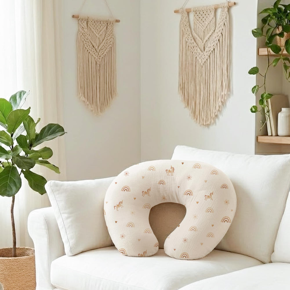 Coreeky muslin fabric soft touch promotes comfortable feeding sessions