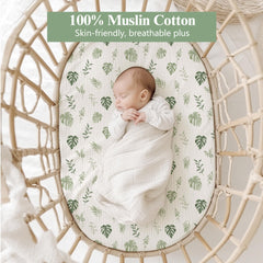Coreeky universal-fit sheets with a 4-inch pocket snugly fit thicker bassinet mattresses