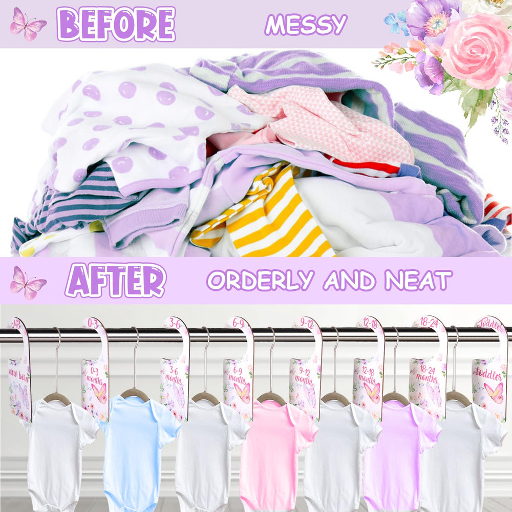 CORNER LACE nursery organizers simplify daily wardrobe management