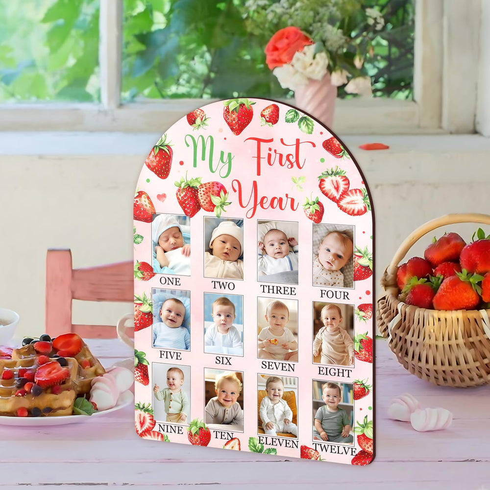 CORNER LACE Strawberry First Year Frame table stand supports versatile tabletop display