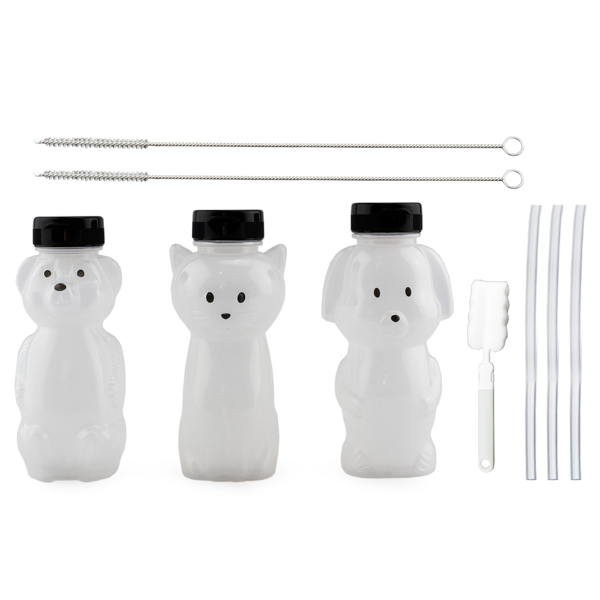 Cornucopia Brands cat straw cup for toddlers with easy grip and spill resistance.
