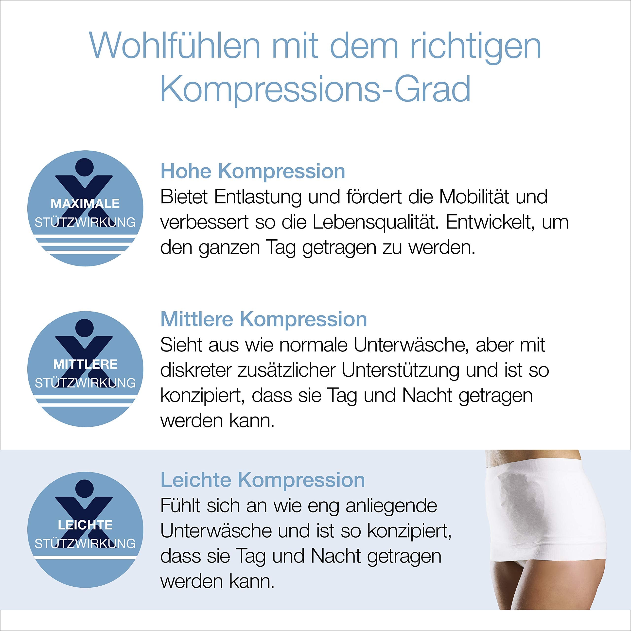 Corsinel StomaSafe Plus size guide helps you choose the right fit.