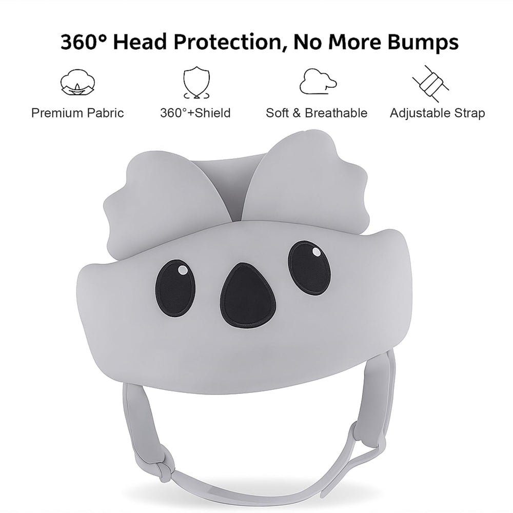 CORSTAE Baby Helmet with Adjustable Strap ensures a secure, growing fit.