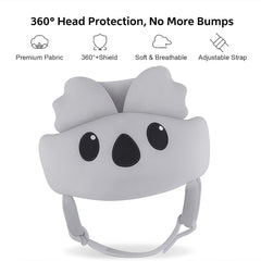 CORSTAE Baby Helmet with Adjustable Strap ensures a secure, growing fit.
