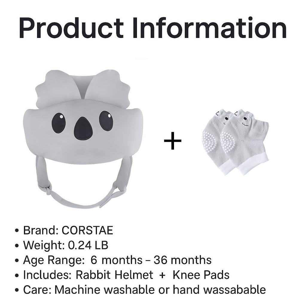 CORSTAE Infant Helmet designed for 8–18 months with comfortable head coverage.