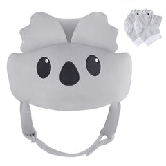 CORSTAE Baby Helmet with Koala Design protects curious infants during early play.