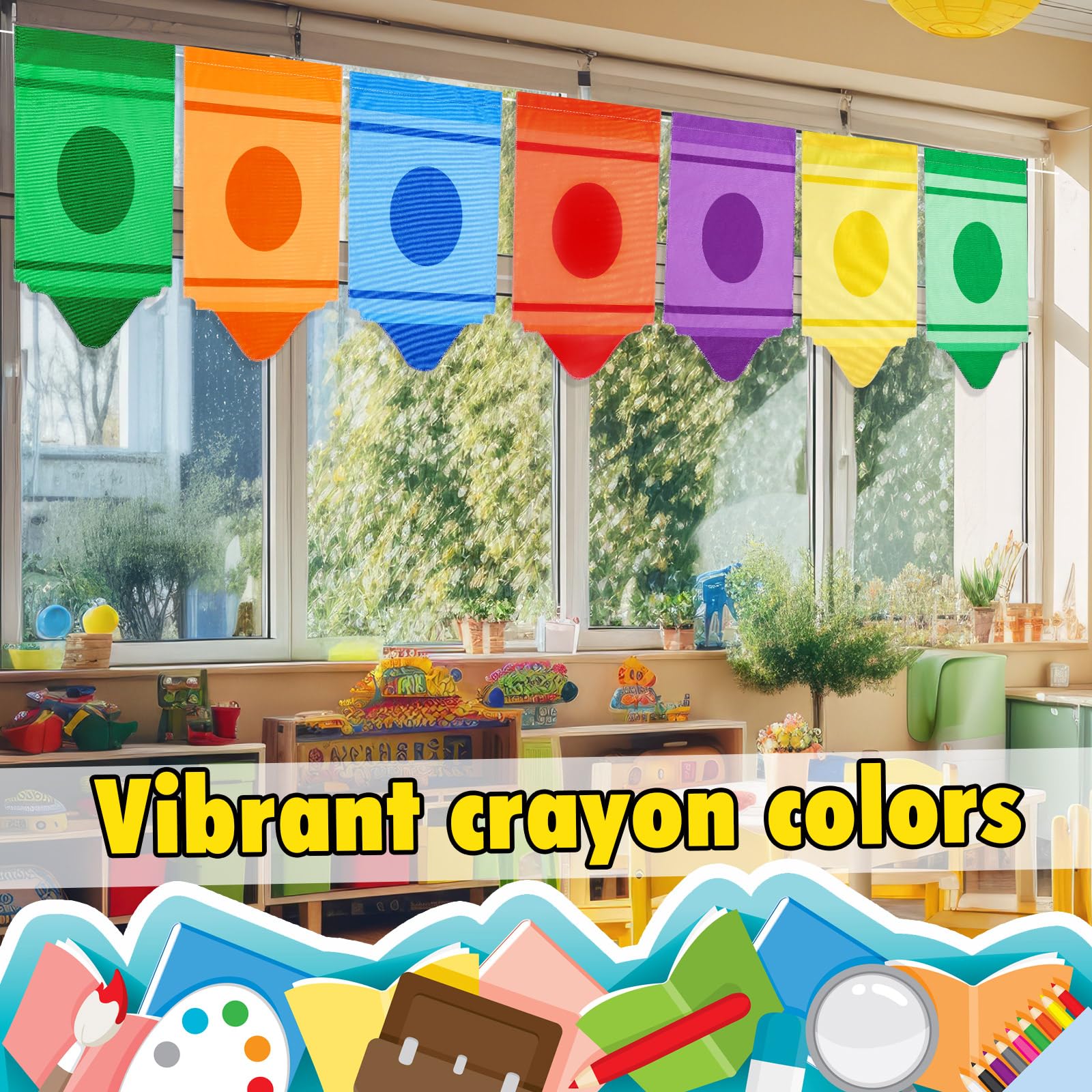 Cosblank Rainbow Curtains install easily on standard curtain rods.