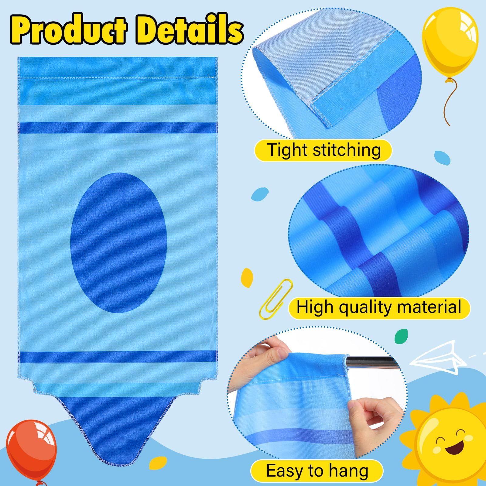 Cosblank Rainbow Curtains provide sunlight reduction for comfortable study and rest.