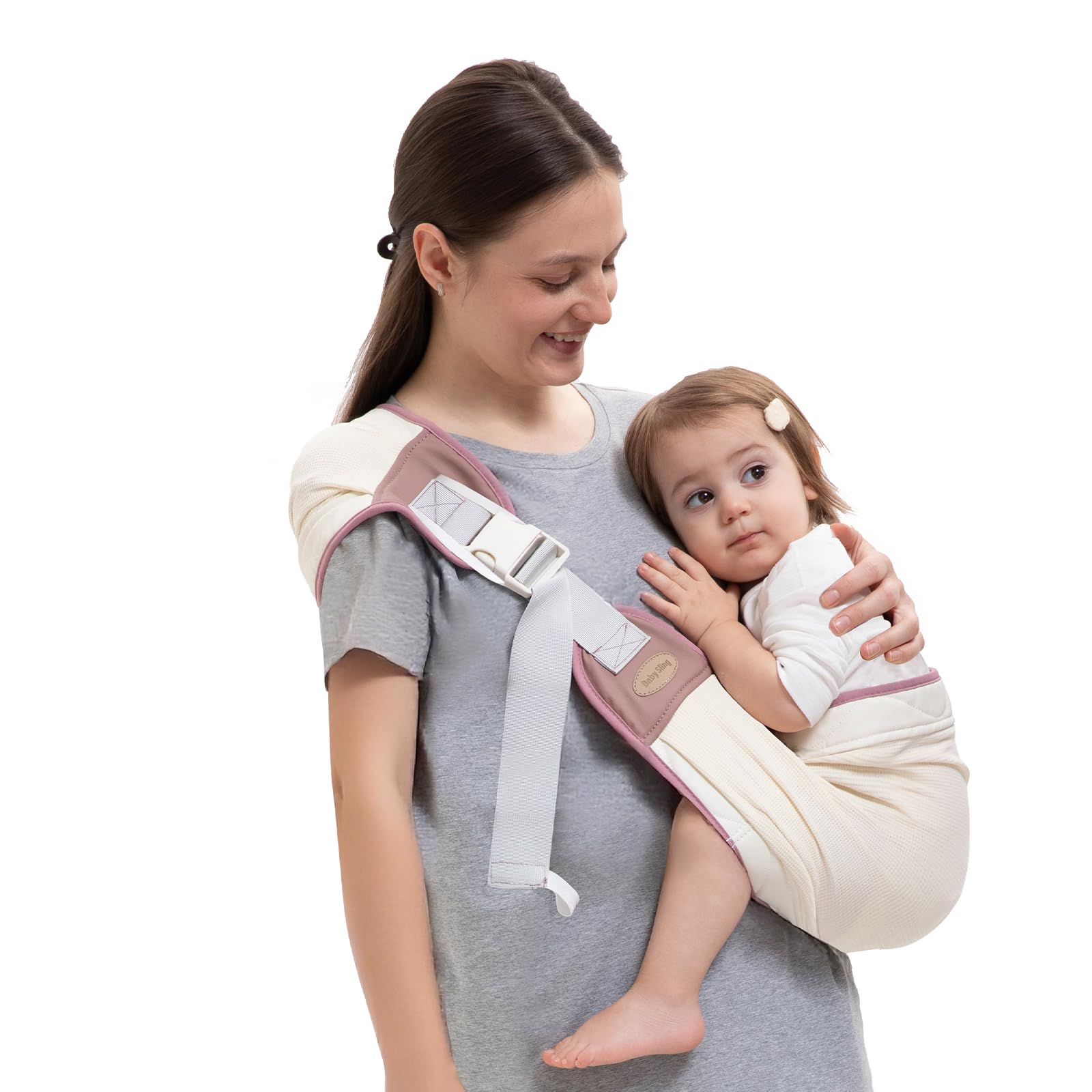 COSDIG baby carrier showing adjustable straps for a secure fit