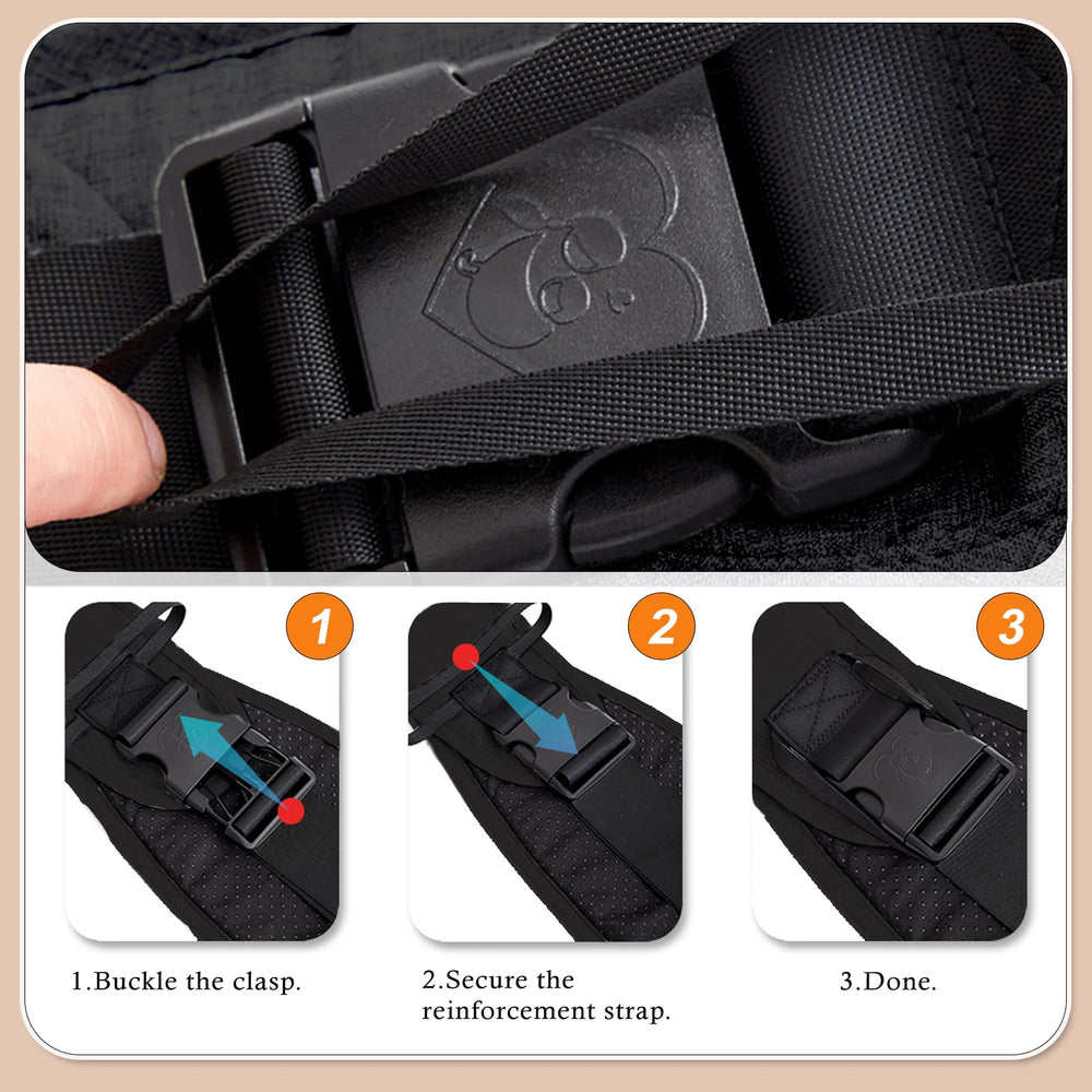 COSDIG baby carrier includes a 10 cm anti-slip rope for travel safety.