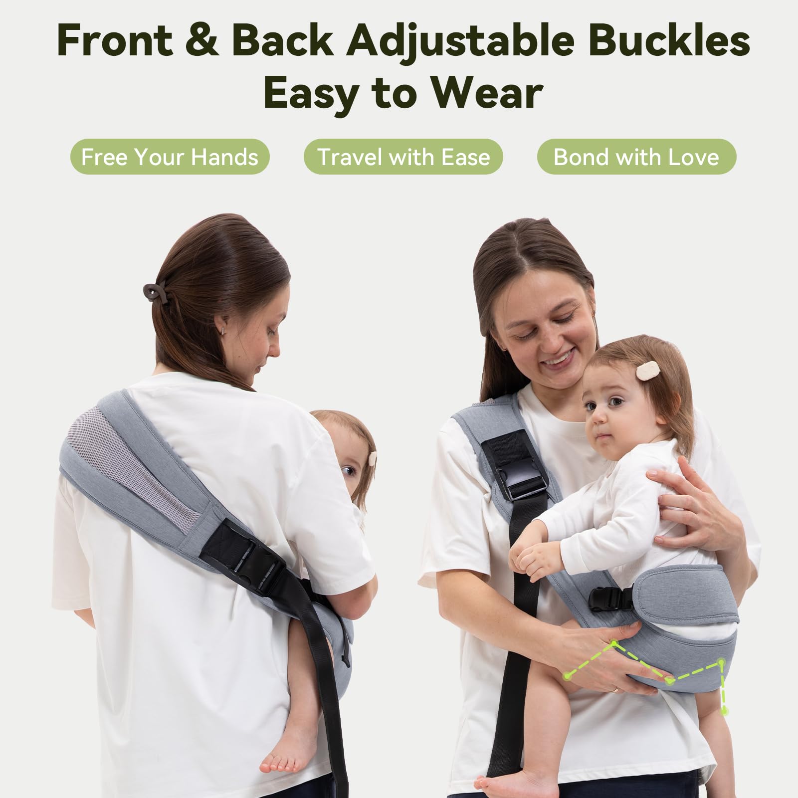 COSDIG carrier shows comfortable shoulder straps reducing strain during outings.
